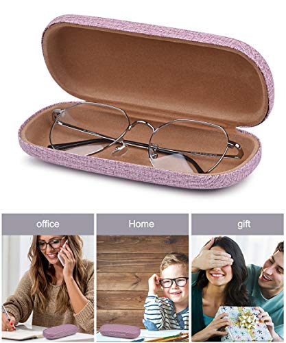 RayLove 3-Pack Hard Shell Eyeglasses Case Large Reading Glasses Hard Case3