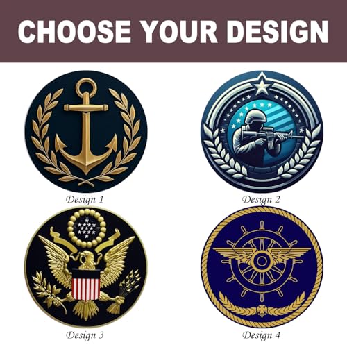 Image of Personalized 30 /36 /45 inch Deep Tone Wind Chimes Gift for Military, Memorial Retirement Souvenir Wind Chime for Soldier Sailor Airman,Personalized Gift for Army Navy