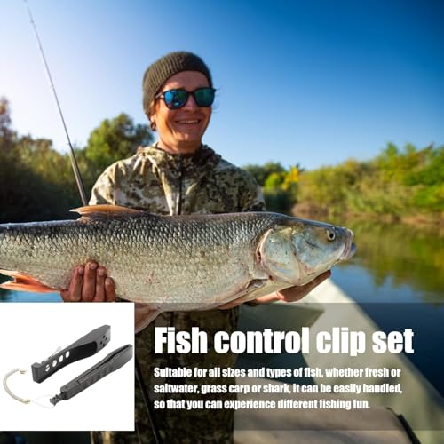 Pinza de pescado compacta Generisch con abrazadera de control y soporte versátil 2