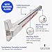 FORTSTRONG Commercial Door Push Bar Panic Exit Device with Alarm - Panic Bars for exit Doors - Loud Warning Strike Bar with Warning Stickers - FS-850A Instructions Included