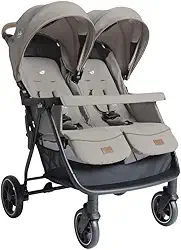 Carrinho de Bebê Para Gêmeos Estrella Cinza Maple - Joie