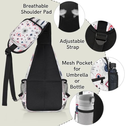 Bolso cruzado unisex para viaje y senderismo miniatura 4