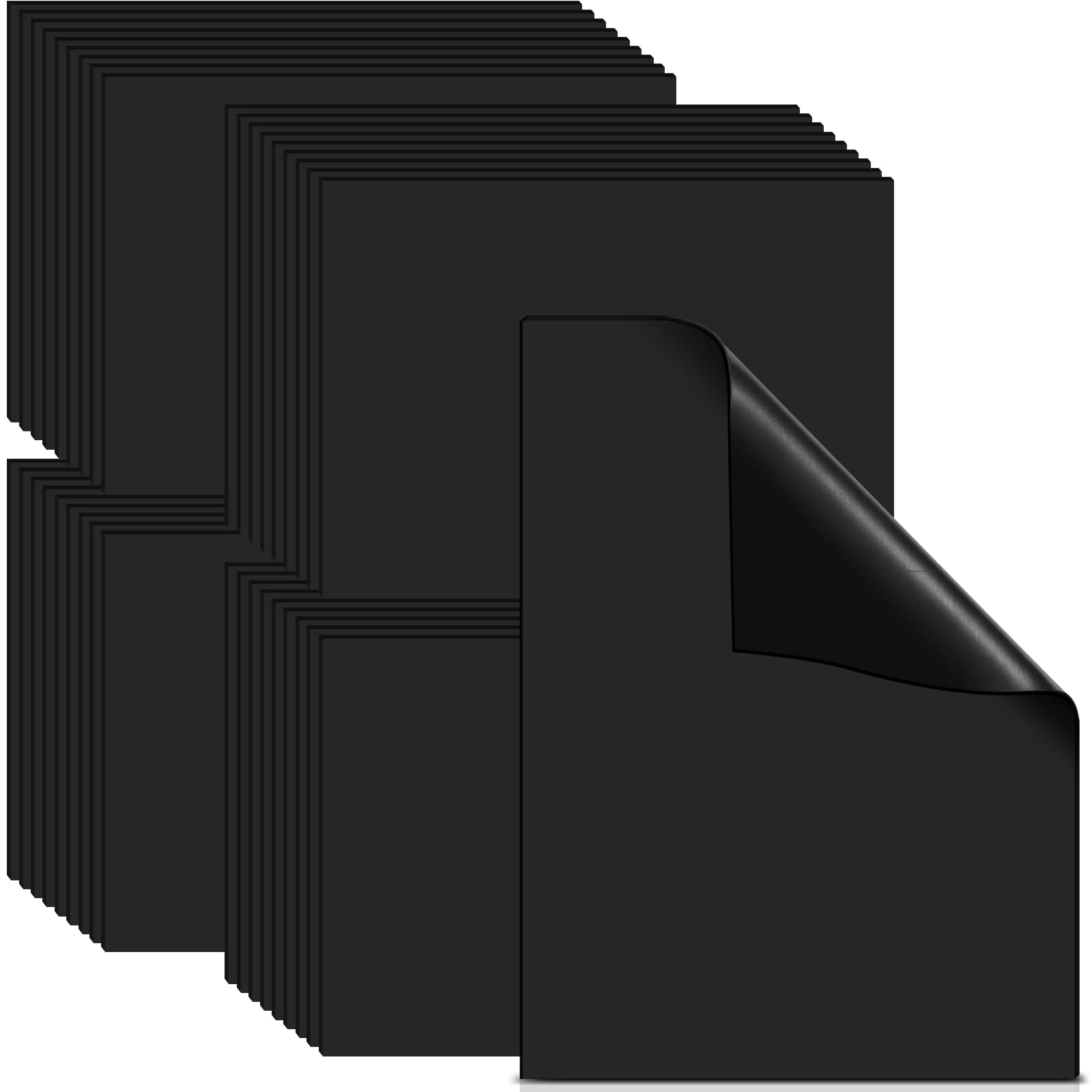 Lot de 36 feuilles magnétiques non adhésives de 21,6 x 27,9 cm - Feuilles magnétiques flexibles pour travaux manuels, scrapbooking, bricolage, photographie, faciles à organiser et à couper
