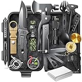 Gifts for Men-Christmas | 21-in-1 Survival Gear & Camping Accessories | Fishing & Hunting Equipment | Unique Birthday Gift for Husband, Dad | Stocking Stuffers & White Elephant Party Gifts