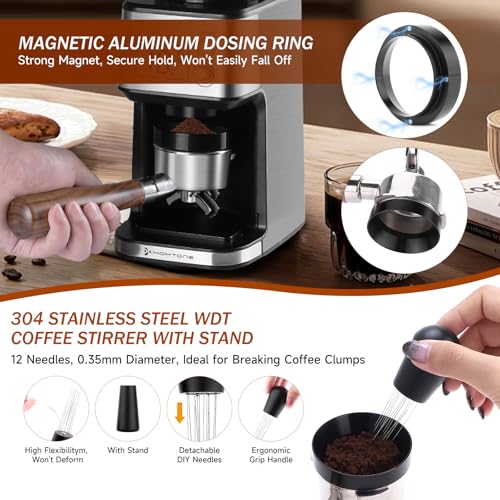 Tasseur café 51mm contre les extractions ratées avec kit de distribution