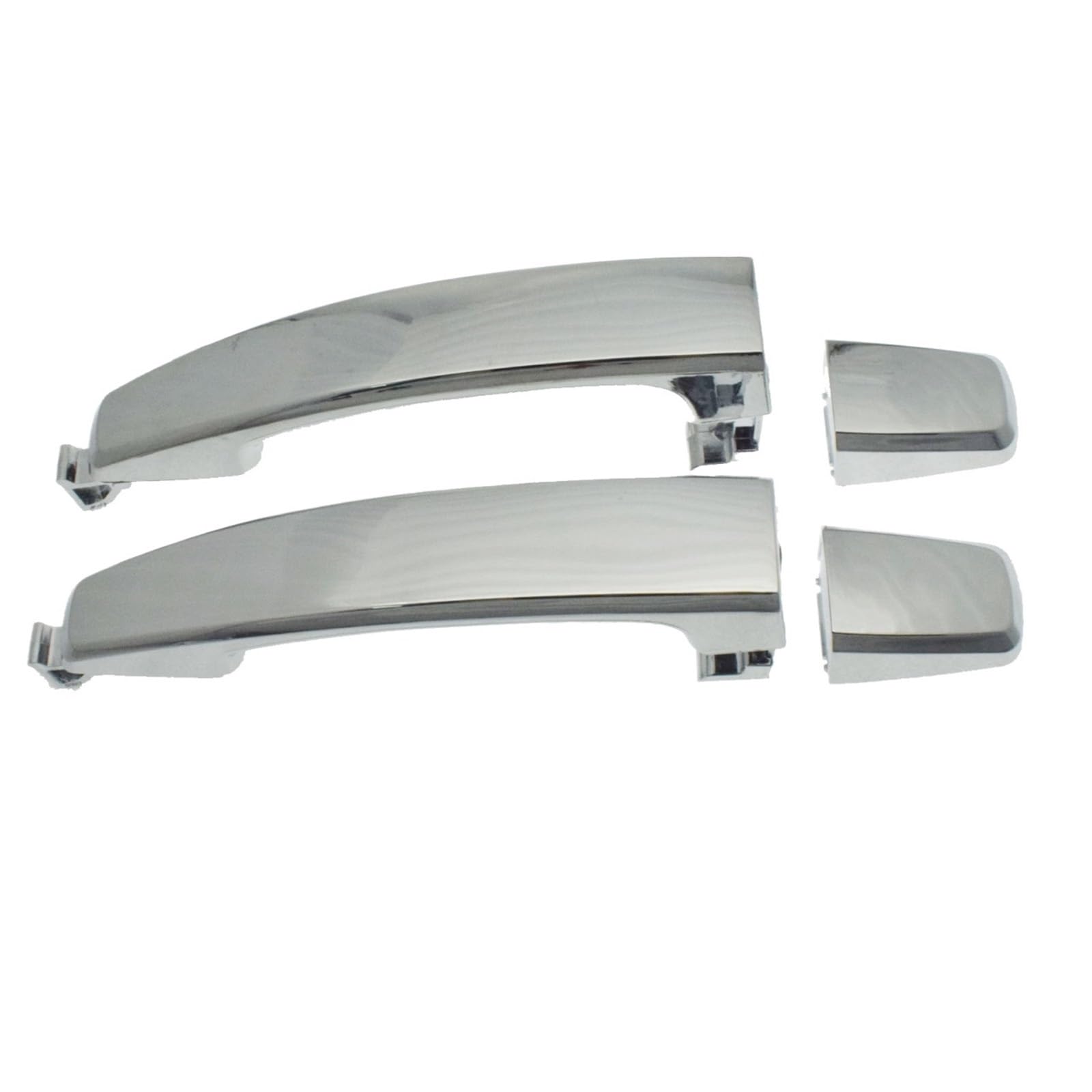 Vdifsvb Rear Pair No Keyhole For Chevy For Aveo For Captiva Outside Exterior Door Handles W/Keyhole F96468266,96468306,96468280,96468254 Side Exterior Door Handle(Rear Pair No Keyhole)