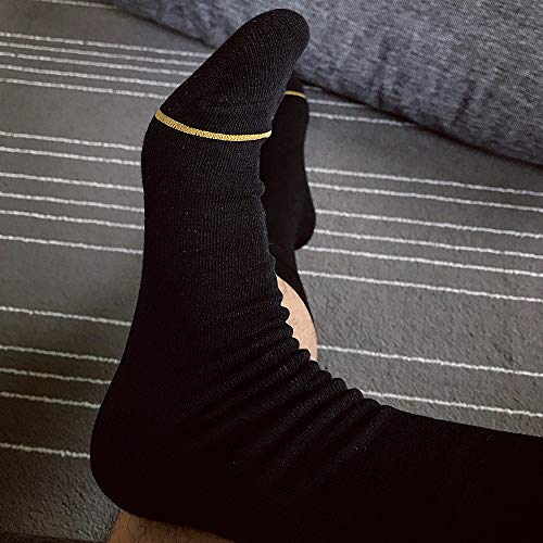 Goobester Tube Socks Formal Dress Business Men Dress Fashion For Men Black Male Suit Sock3
