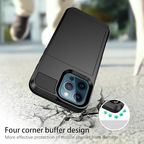 Coque iPhone 12 Pro Max noire avec vitre verre trempé 6.7 - 4
