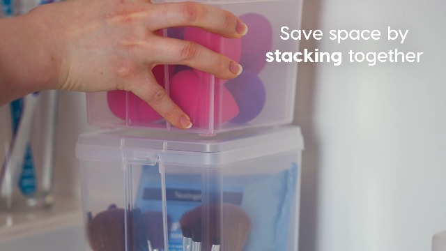 Amazon.com - IRIS USA Vertical Storage Bins with Lids |Made in USA