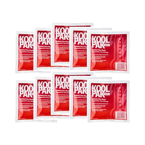 Koolpak Instant Hot Pack Mini - 15 x 15cm - Pack of 10