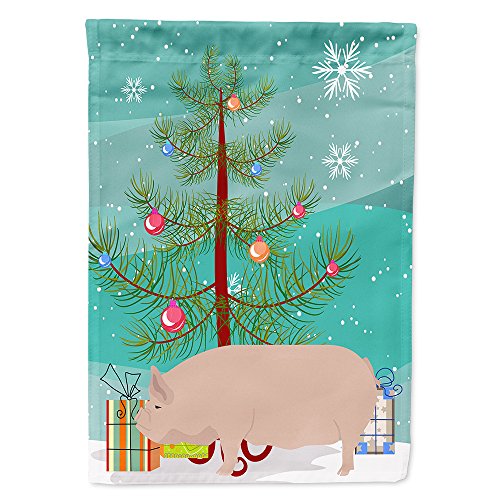 Welsh Pig Christmas Flag grand drapeau de jardin pour décoration extérieure hiver