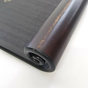 Amazon.co.jp: 木製ふじ印16号巻足花台黒塗花台飾台盆栽台香炉台置台