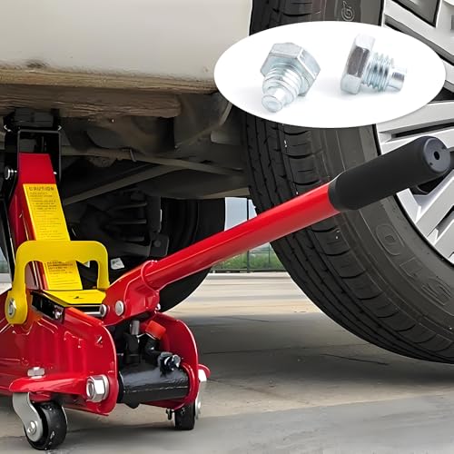 Image of 6 Pcs Car Floor Jack Handle Bolts 3 Ton 4 Ton Horizontal Floor Jack Pressure Rod Fixed Screw Jack Hydraulic Top Handle Screw Replacement Horizontal Jack Repair Parts