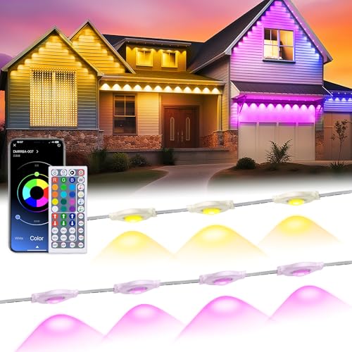 MuliVid 200Ft Permanent Outdoor Lights for House