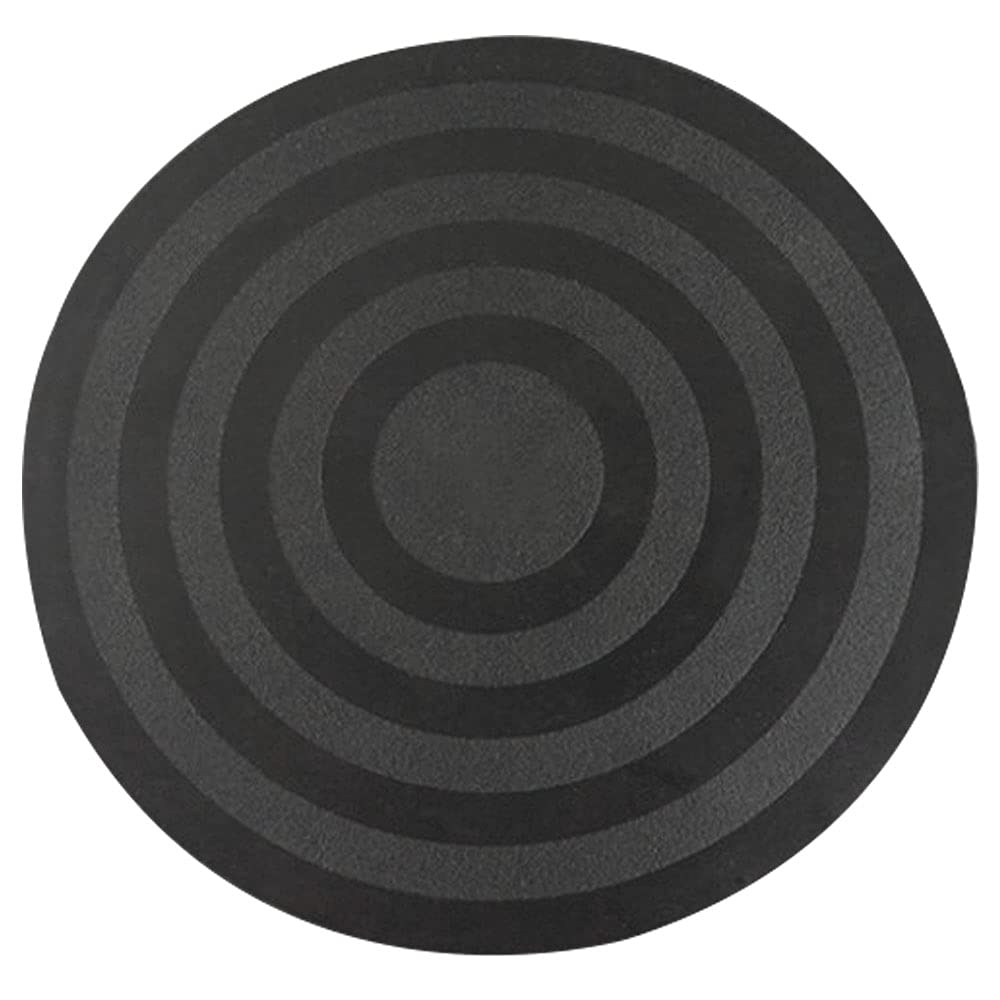 Tucireat 1 Pezzi 360 Gradi Multiuso Giradischi Piattaforma Rotante Nera Supporto Girevole Base Rotante per Giradischi Mobile Giradischi Base Girevole per TV Porta TV Girevole Piatto Girevole