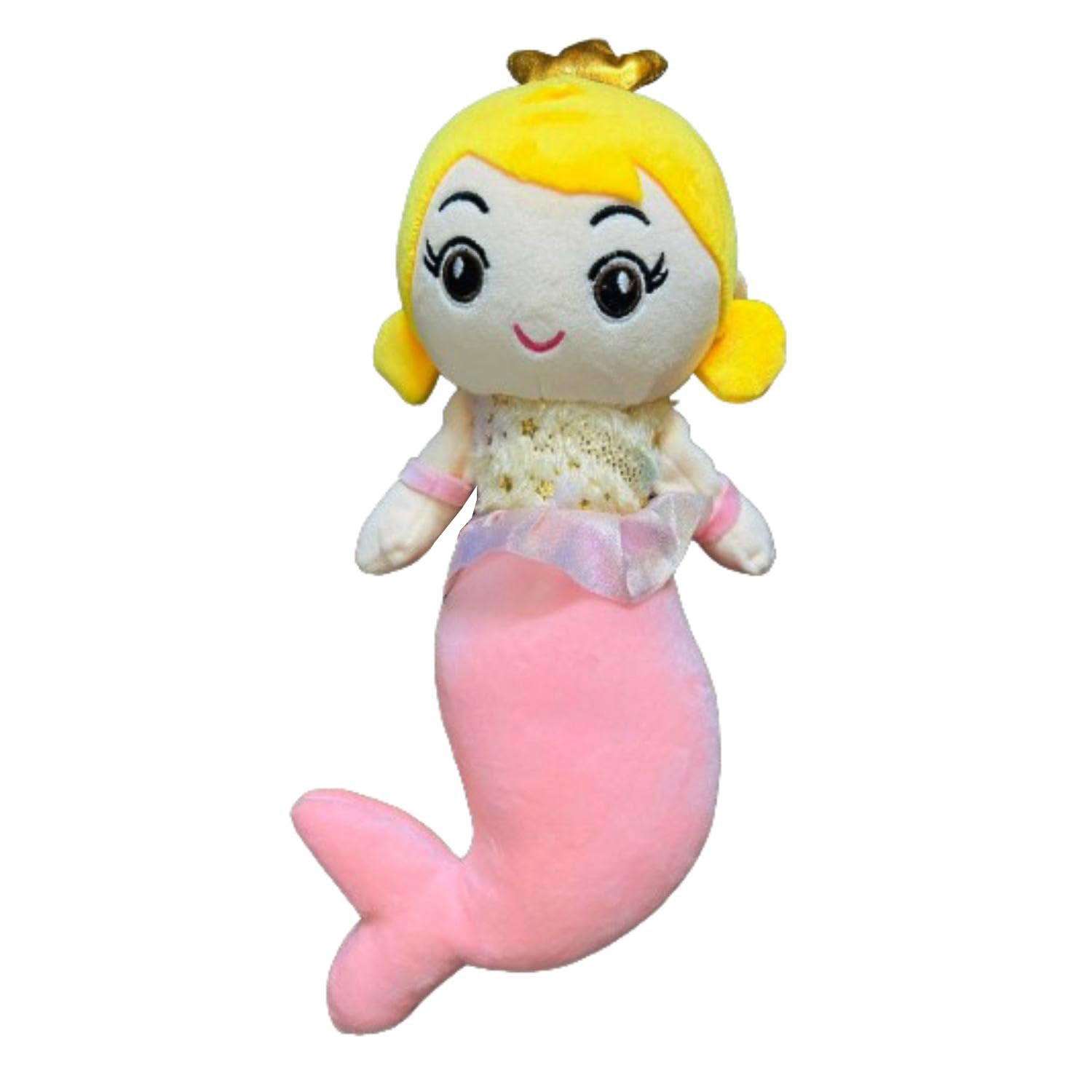 KIDS BUBBLE 35 cm Mermaid Stuffed Animal Soft Cute Adorable Mermaid Princess Plush Toy Doll Valentines Day Birthday Childrens Day Decors for Toddler Girls (Pack of 1) Multicolor (B0DFMF4644) Amazon Price History, Amazon Price Tracker