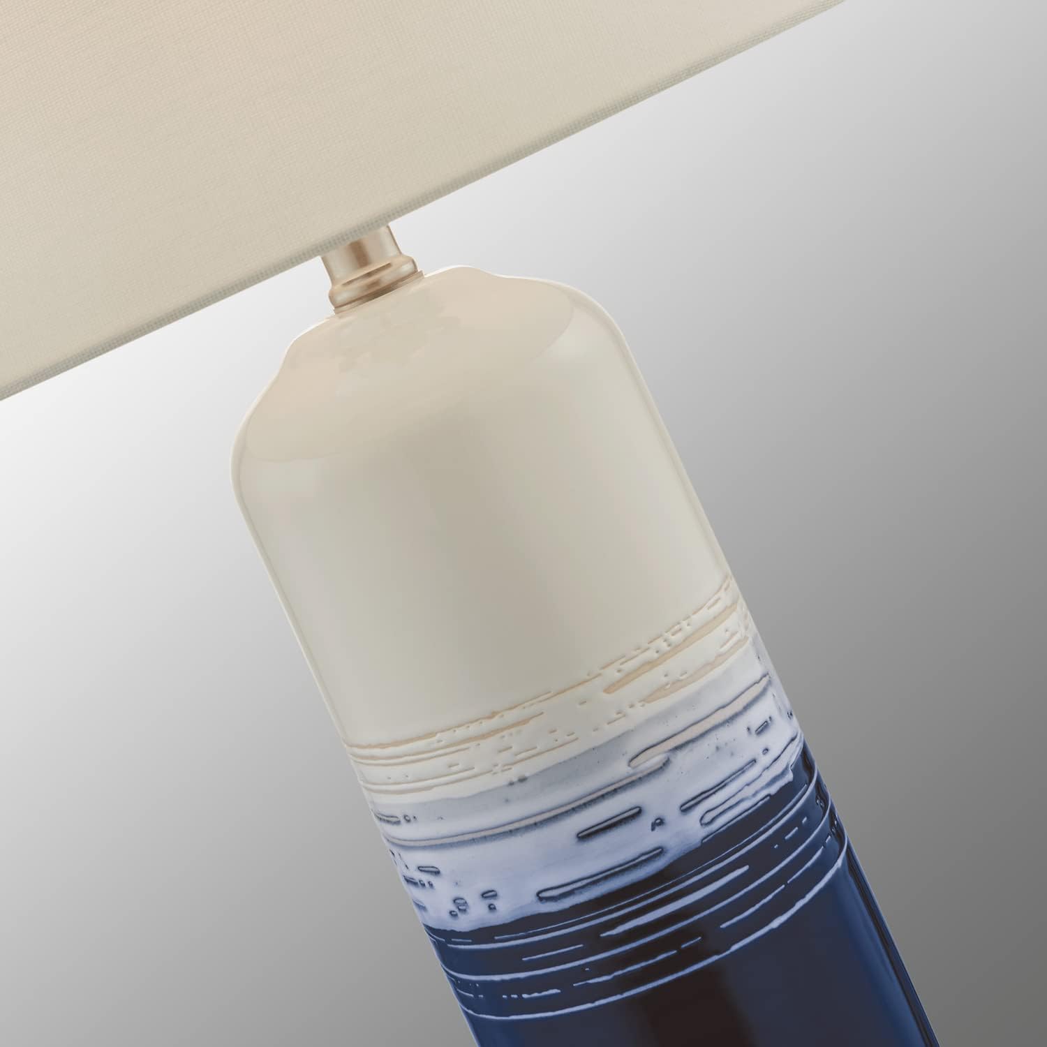 Lite Source Heaton 24 1/4" Blue White Ceramic Table Lamps Set of 2