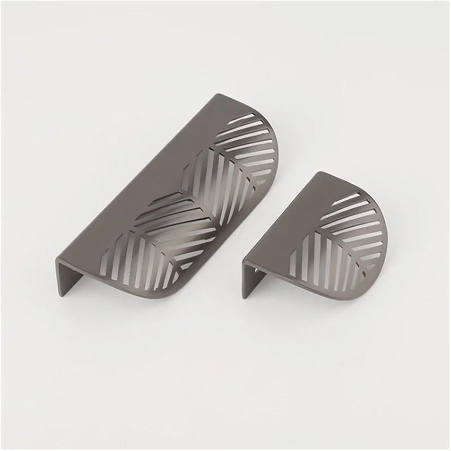 RHAIYAN 葉形ハンドルゴールドつや消し中空取手家具キャビネット葉ノブ亜鉛合金 40 ミリメートル/96 ミリメートルゴールデン