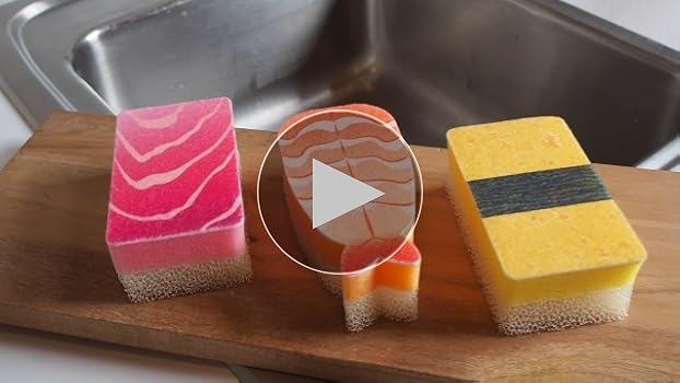 spongespongeさま専用　バランスおじさん Amazon.com: Genuine Fred WASHABI Sponges, Set of 3, Sushi
