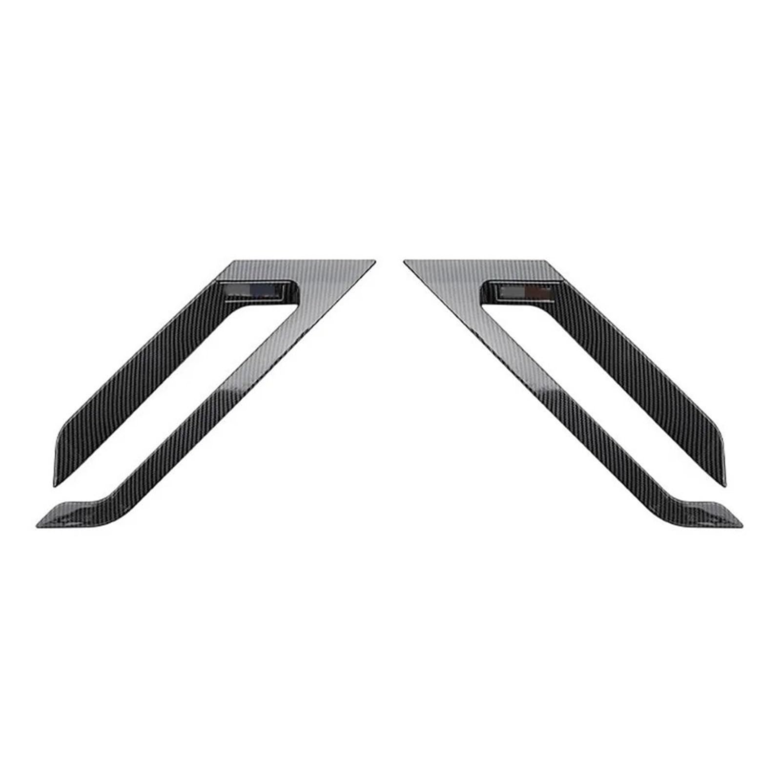 Car Side Wing Trim Car Air Flow Wing Vent Trim Side Fender Sticker Decoration Fit for X6 G06 2020-2024(Carbon Look)