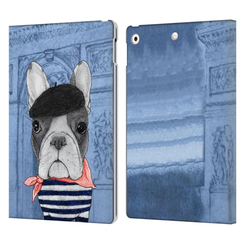 Étui iPad 10.2 Barruf cuir portefeuille avec rabat aimanté