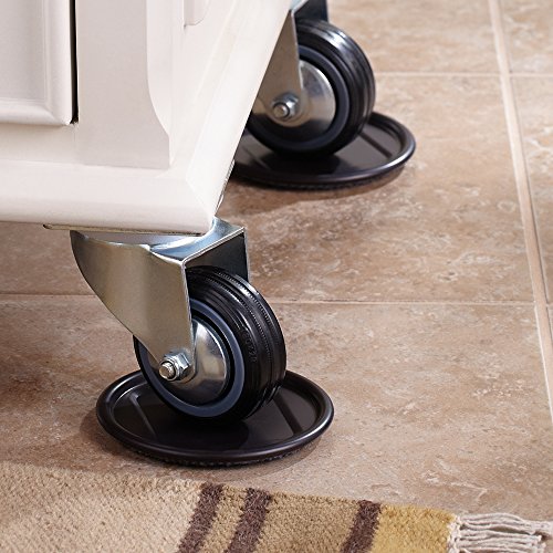 Softtouch 4292895N 1 5/8 Inch Square Reusable Carpet Bottom Furniture Caster Cups To Protect Hardwood thumb #2