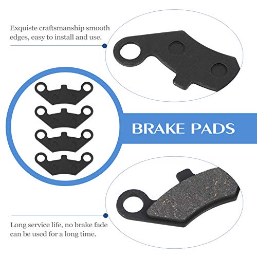 2 Pares Pastilhas De Freio Blocos De Freio Atv Pastilha De Freio De Fibra De Carbono Blocos De Freio