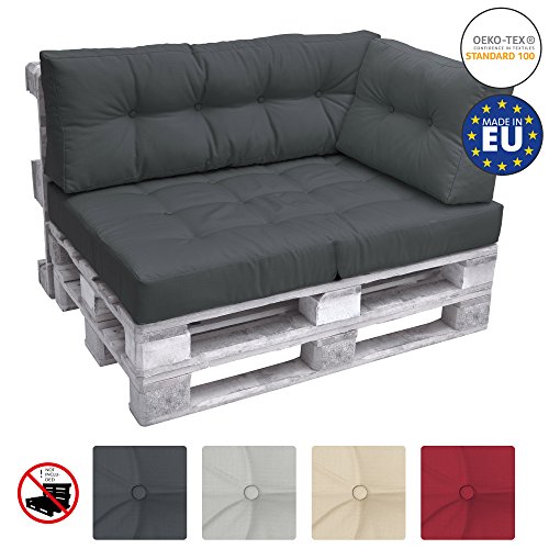 Beautissu Eco Elements Cojín Lateral palés Acolchados