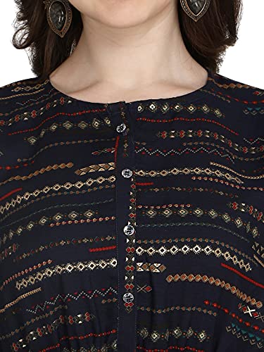 Image of GRECIILOOKS Women's A-Line Rayon Mini Dress