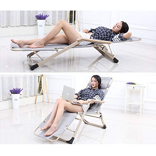 Chaise Pliante pour Pause Déjeuner Manque de Place Résistante 178cm - 4