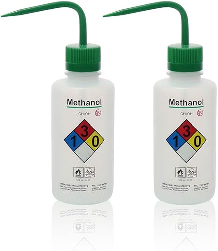 Miniatura 6 de 2pcs de botellas de lavado de seguridad, vol.16.9 fl oz 17oz, botella de lavado de acetona, material de LDPE, LVM004