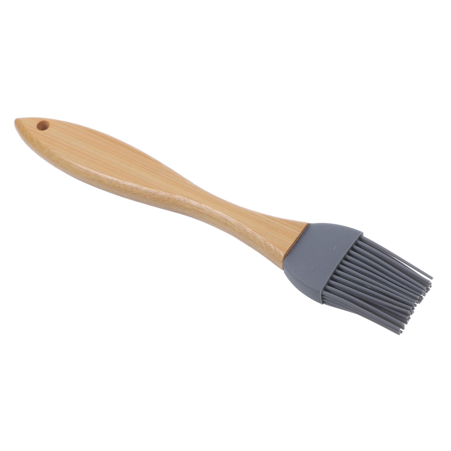 DECHOUS 1pc Wooden Handle Silicone Oil Brush for Bbq Baking and Cooking High Food Grade Silicone Basting Brush Durable Easy to Clean for Marinades and Sauces