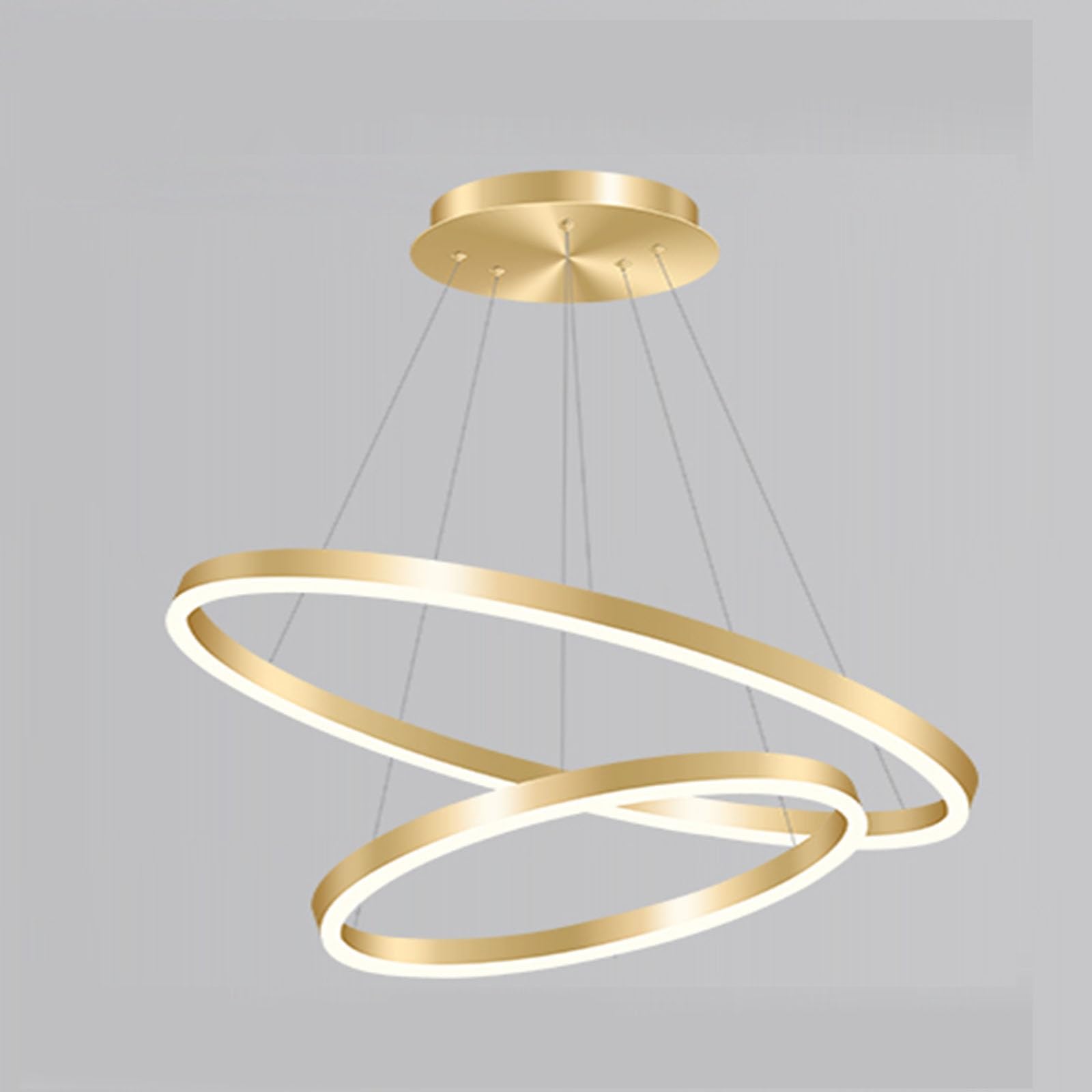 Moderna Lámpara De Mesa LED en tono gold tamaño S para cenas y salones acogedores