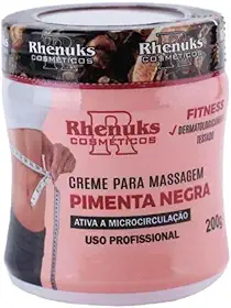 Creme para massagem-Pimenta Negra/200g