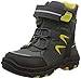 Richter Kinderschuhe Tundra, Bottes de Neige Garçon, Gris (Black/Ash/Akz.Yellow 6300), 32 EU