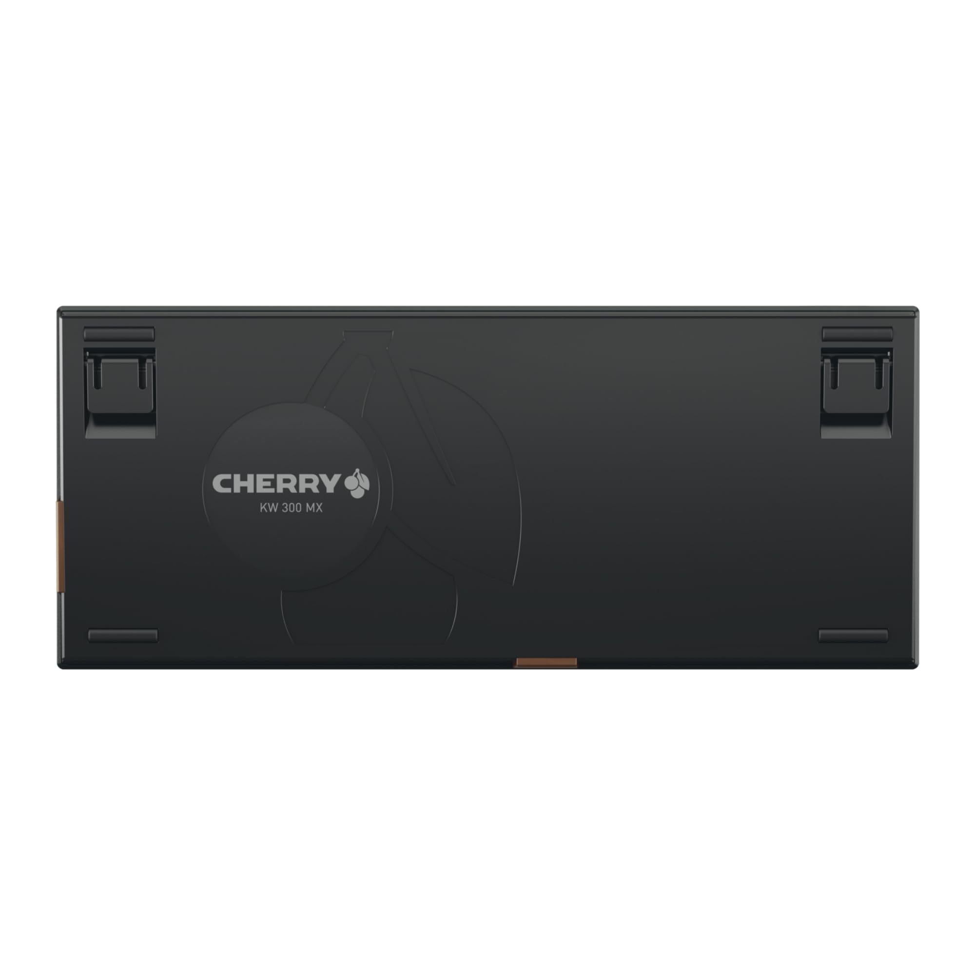 CHERRY KW 300 MX, Tastiera meccanica compatta a caldo, layout US (QWERTY), illuminazione bianca, per Windows e Mac, switch MX2A SILENT RED, nero