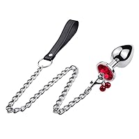 Analer Buttplug Edelstahl Leine Kette Anal Plug mit Glocken Stimulieren  Hintern Massage SM Erotik G-Punkt Spielzeug für Erwachsene (Round Red-M) :  Amazon.de: Drogerie & Körperpflege