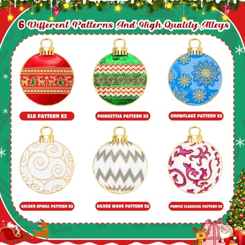 Ronds de serviette de Noël multicolores d'exception pour une table raffinée - 3