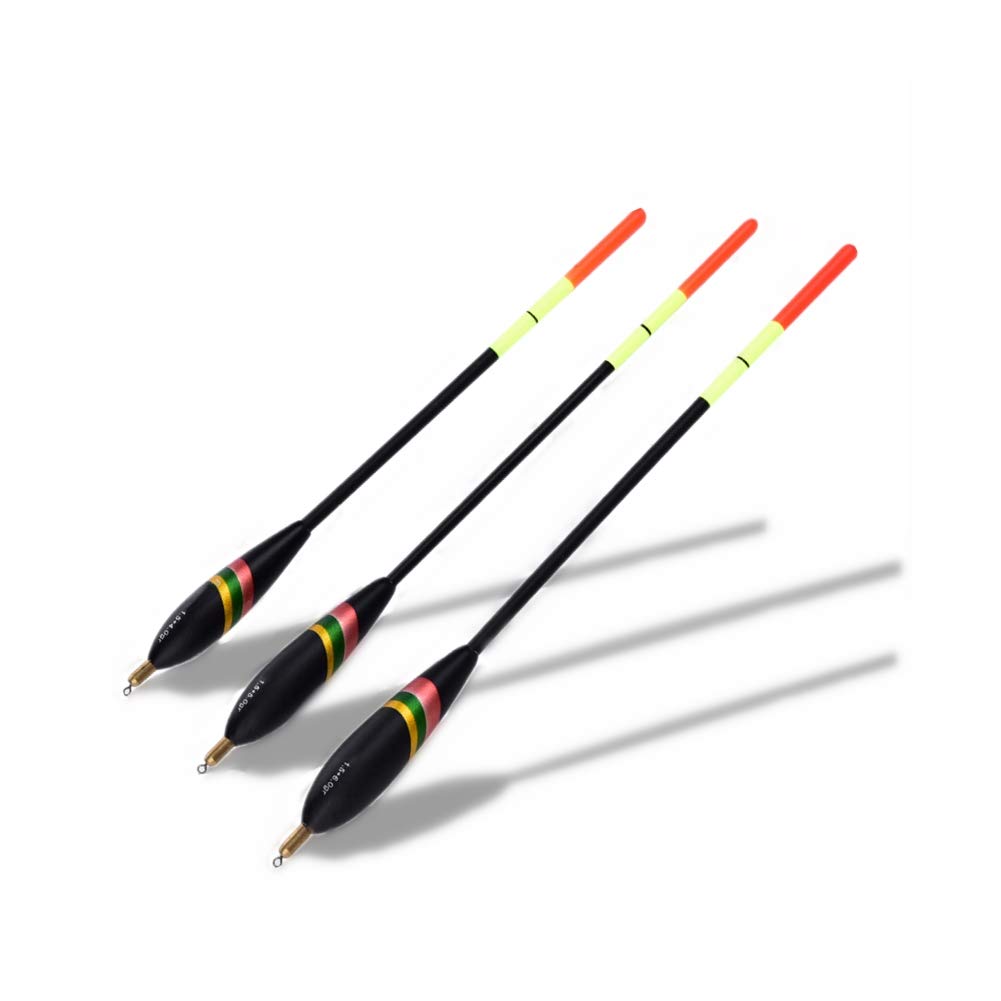 3 szt. Bobbers wędkarskie spławiki i spławiki wędkarskie, balsa drewniane bobbers sprężynowe spławiki wędkarskie zestaw akcesoriów do wędkowania