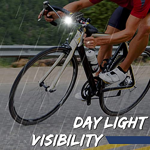 SEWOBYE Pro100 Lampe Vélo Kit, 2000 Lumens Puissante Phare Velo avec Affichage LED, 6400mAh Grande Capacité Eclairage Velo pour VTT, Vélo de Route et Scooter… - Image 8