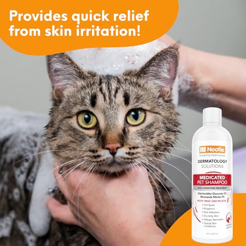 Nootie Medicated Pet Shampoo, Chlorhexidine Dog Shampoo for Itch Relief, Sold in Over 5,000 Vet Clinics & Pet Stores Worldwide- 8oz - Thumbnail 4