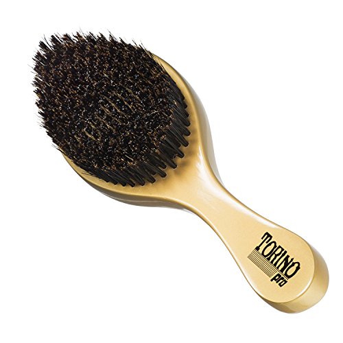 Torino Pro Wave Brush #970 By Brush King - Medium Hard Curve 360 Waves - Great for Wolfing