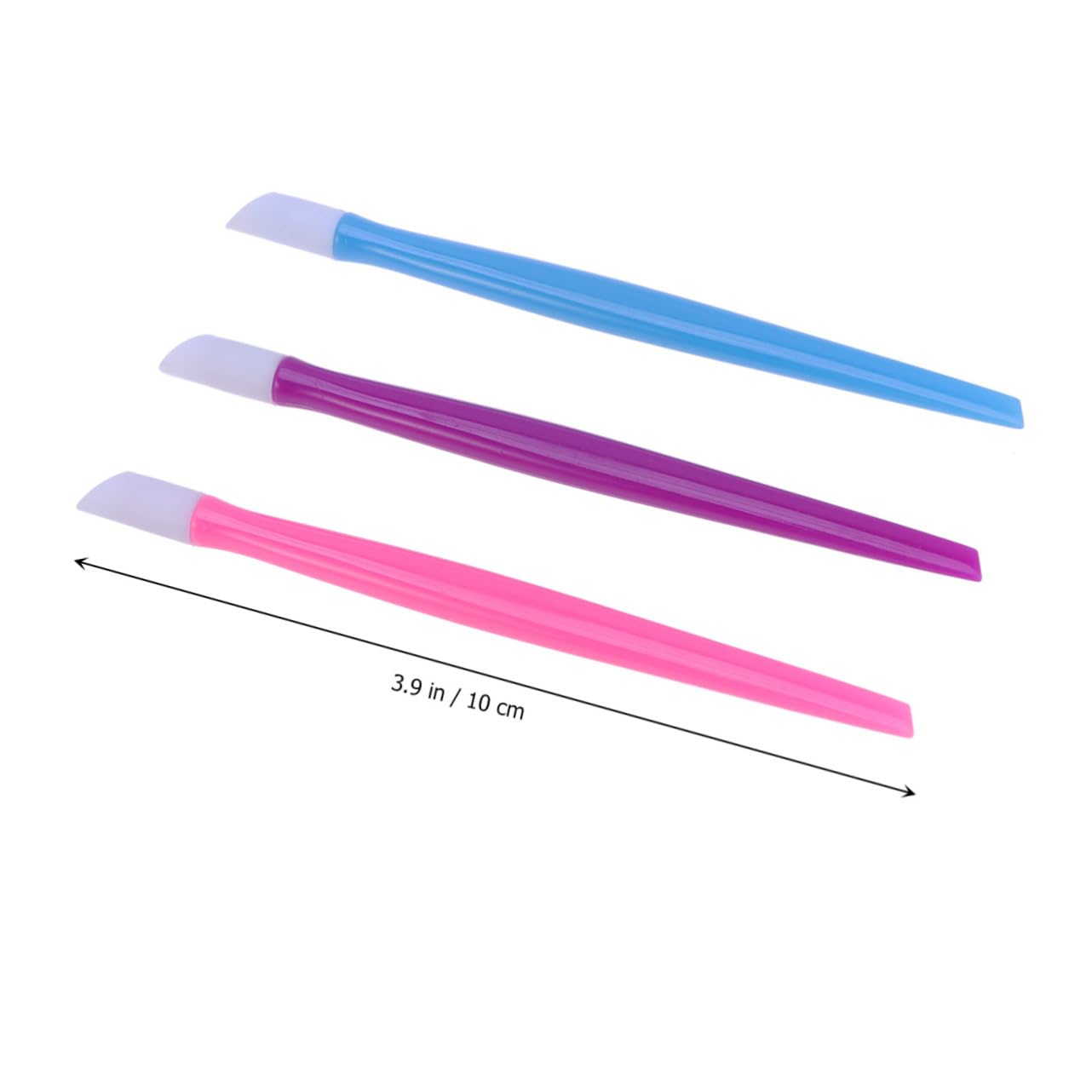 Didiseaon Nail Art Dead Skin Pusher 36pcs Plastic Manicure Tools Set Ergonomic Handle for Home