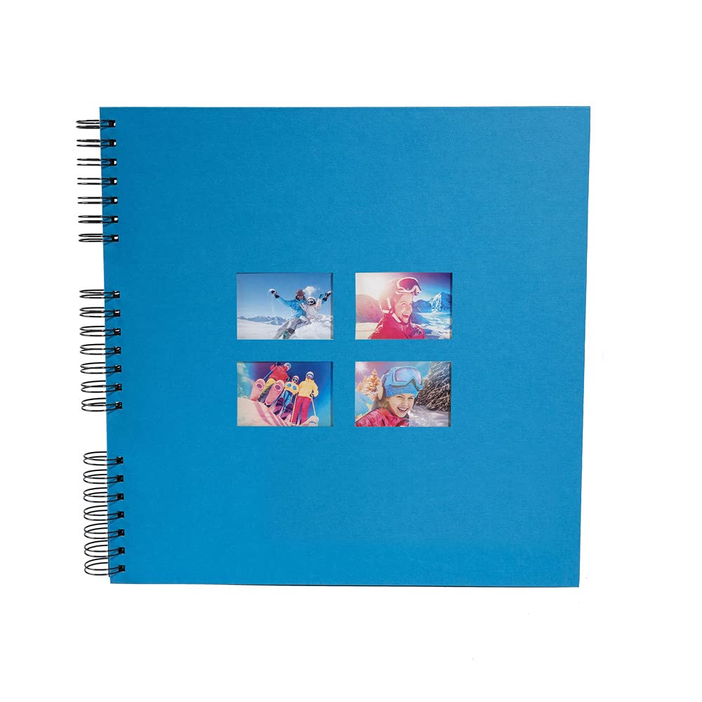 Exacompta Milano Photo Album Spiral Hardback Paper 33 X 35 X 3.3 Cm Blue