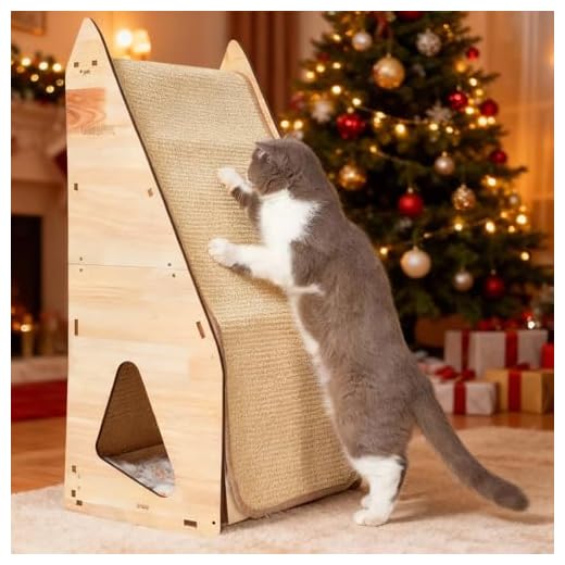 Enhanced Cat Scratching Post with Tunnel