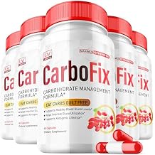 5 Pack - Carbofix Pills, 60 Pills Pero Bottle for 30 Days