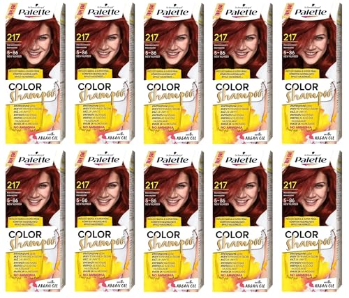 Shampoing Palette Color 5-86 acajou lot de 10 pour rayonner lors de vos soirees
