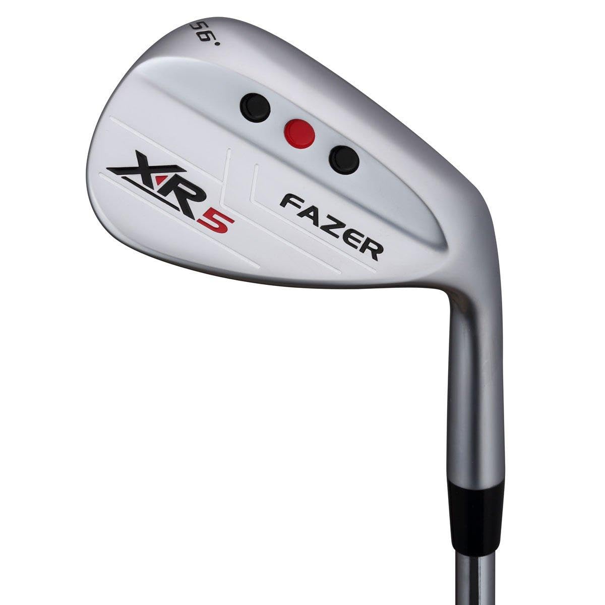 Fazer XR5 56° Steel Golf Wedge | Satin Chrome Finish | Wedge Flex Shaft | Spin & Control