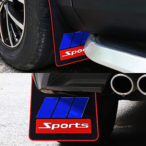 Image of Car Mud Flaps Rubber Reflective for Automotive Sedan Car Prevents Splashing of Dirt,Universal Mud Flaps Splash Guards for Cars (4)