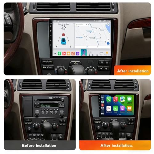 Radio GPS 2 DIN Android 15 para Volvo S60 V70 XC70 Navegador Pantalla 9 2